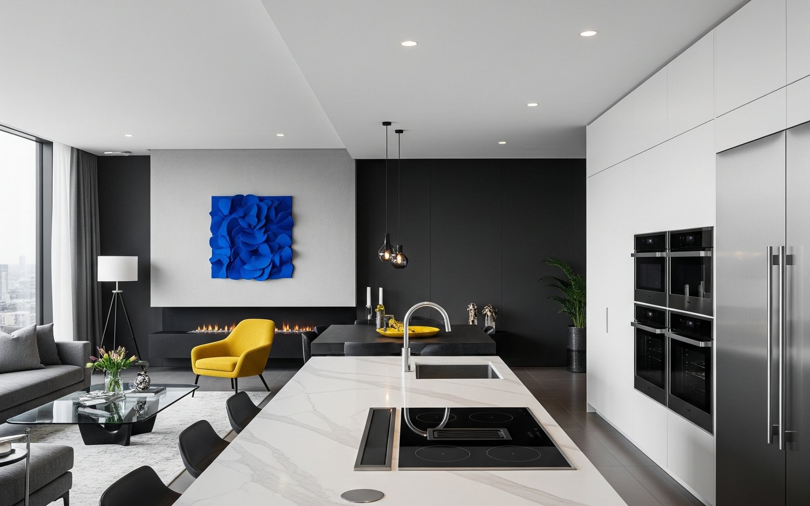 Walk-in pantry and scullery design Dubai