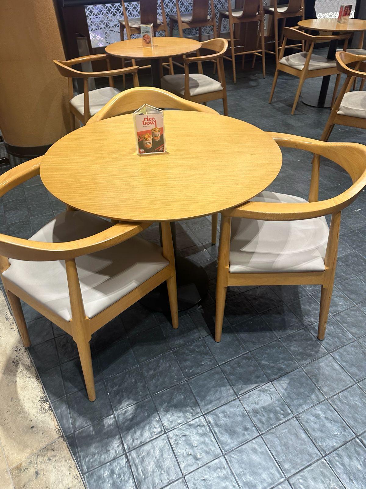 Custom restaurant dining furniture manufactured in Dubai